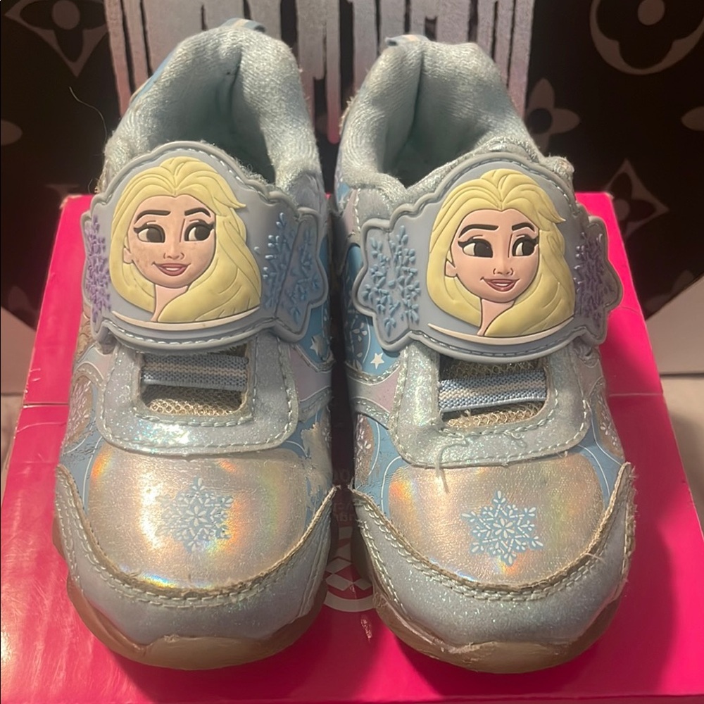 Disney Blue and Silver Frozen Sneakers